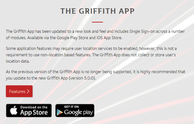 Griffith Blackboard Update